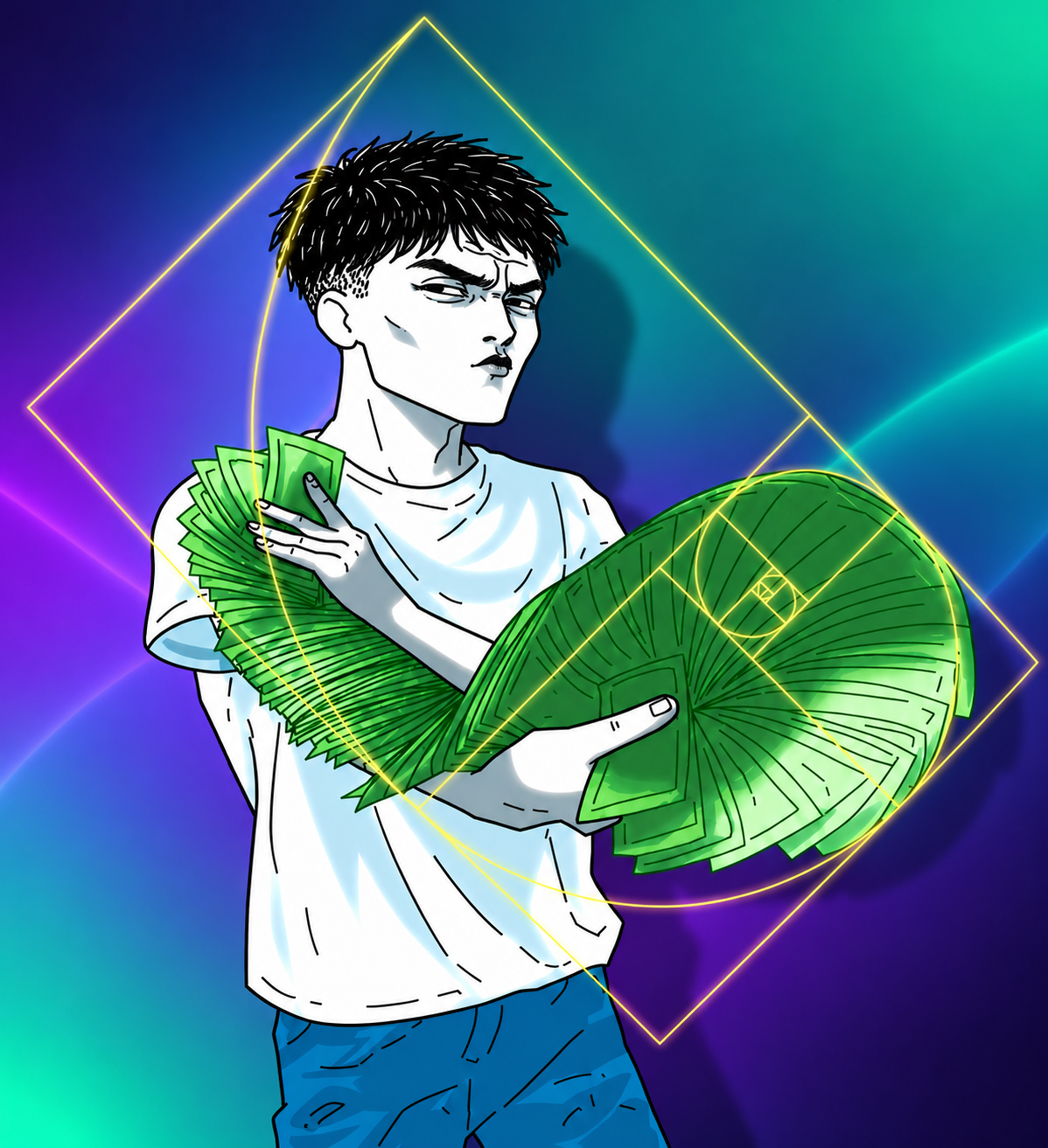 Golden Kimchi character art
