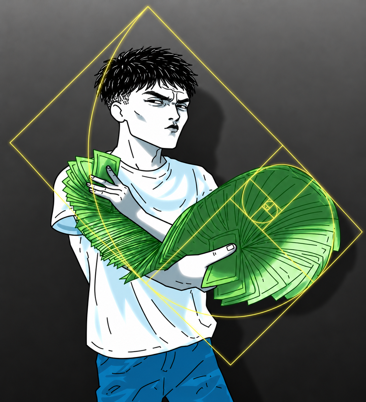 Original Golden Kimchi pose